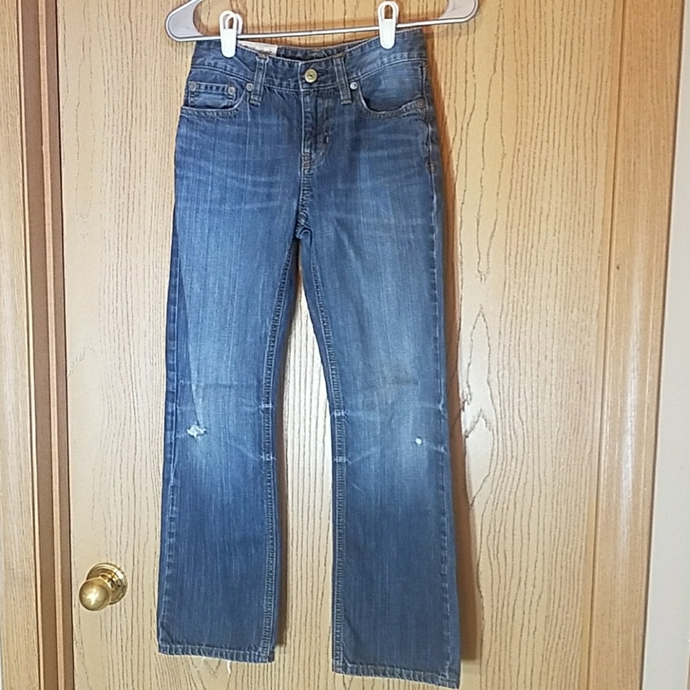 Polo Ralph Lauren Distressed Destroyed Blue Jeans